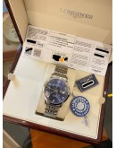 (BRAND NEW) 2024 LONGINES RECORD CHRONOMETER REF L2.820.4.96.6 BLUE DIAL 38.5MM AUTOMATIC WATCH -FULL SET-