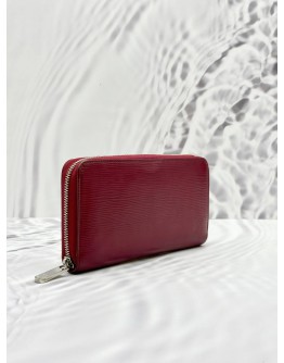 (SALE) LOUIS VUITTON ZIPPY WALLET IN RED EPI LEATHER