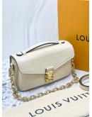 (SALE) 2024 MICROCHIP LOUIS VUITTON POCHETTE METIS EAST WEST CHAIN / STRAP BAG -FULL SET-