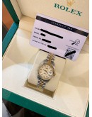 2003 ROLEX LADY DATEJUST REF 69173 JUBILEE DIAMOND DIAL HALF 18K 750 YELLOW GOLD 26MM AUTOMATIC WATCH