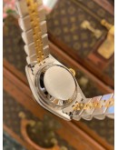 2003 ROLEX LADY DATEJUST REF 69173 JUBILEE DIAMOND DIAL HALF 18K 750 YELLOW GOLD 26MM AUTOMATIC WATCH