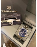 (BRAND NEW) 2020 TAG HEUER AQUARACER LADY REF WAY131S BLUE MOTHER OF PEARL DIAL 35MM QUARTZ WATCH -FULL SET-