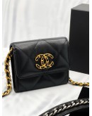 (LIKE NEW) 2020 CHANEL 19 FLAP COIN PURSE WITH CHAIN 