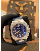 (BRAND NEW) 2022 BELL & ROSS BR05 REF BR05A-BLU-ST/SRB BLUE DIAL 40MM AUTOMATIC WATCH -FULL SET-