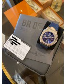 (BRAND NEW) 2022 BELL & ROSS BR05 REF BR05A-BLU-ST/SRB BLUE DIAL 40MM AUTOMATIC WATCH -FULL SET-