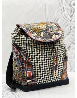 (LIKE NEW) CHRISTIAN LOUBOUTIN EXPLORAFUNK STUDDED BACKPACK 