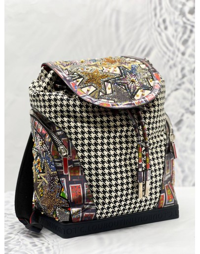 (LIKE NEW) CHRISTIAN LOUBOUTIN EXPLORAFUNK STUDDED BACKPACK 