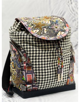 (LIKE NEW) CHRISTIAN LOUBOUTIN EXPLORAFUNK STUDDED BACKPACK 