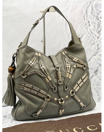(SALE) GUCCI TECHNO HORSEBIT JACKIE HANDBAG