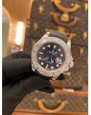 (LIKE NEW) 2019 ROLEX YACHT MASTER REF 116622 ICE GREY DIAL 40MM AUTOMATIC WATCH -FULL SET-