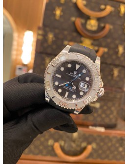 (LIKE NEW) 2019 ROLEX YACHT MASTER REF 116622 ICE GREY DIAL 40MM AUTOMATIC WATCH -FULL SET-