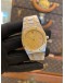 (LIKE NEW) AP AUDEMARS PIGUET ROYAL OAK CHAMPIONSHIP REF 56175TT 18K 750 HALF YELLOW GOLD LIMITED TO 2,000 PIECES WORLDWIDE 33MM QUARTZ WATCH