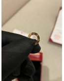 (BRAND NEW) 2024 CARTIER LOVE EARRINGS 18K 750 ROSE GOLD -FULL SET-