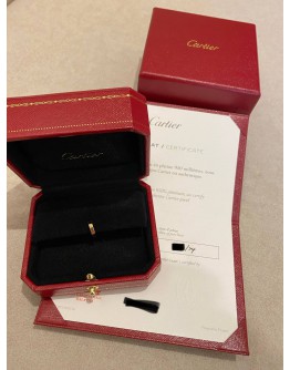 (BRAND NEW) 2024 CARTIER LOVE EARRINGS 18K 750 ROSE GOLD -FULL SET-
