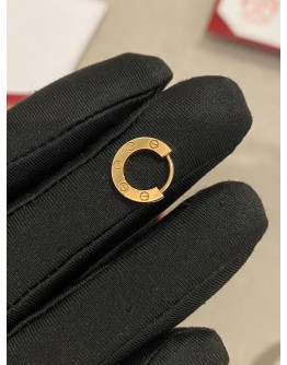 (BRAND NEW) 2024 CARTIER LOVE EARRINGS 18K 750 ROSE GOLD -FULL SET-