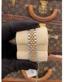 (BRAND NEW) 2022 ROLEX LADY DATEJUST REF 279173 DIAMOND DIAL HALF 18K 750 YELLOW GOLD 28MM AUTOMATIC WATCH -FULL SET-