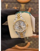 (BRAND NEW) 2022 ROLEX LADY DATEJUST REF 279173 DIAMOND DIAL HALF 18K 750 YELLOW GOLD 28MM AUTOMATIC WATCH -FULL SET-