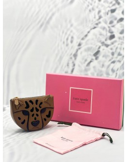 (UNUSED) KATE SPADE LEOPARD 3D COIN PURSE -FULL SET- 