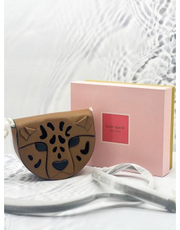 (UNUSED) KATE SPADE LUCY 3D LEOPARD FLAP CROSSBODY 