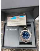 (RAYA SALE) 2014 TAG HEUER AQUARACER 300M REF WAP1112 BLUE DIAL 39MM QUARTZ WATCH -FULL SET-