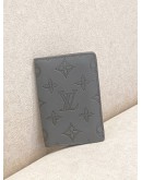 (LIKE NEW) LOUIS VUITTON POCKET ORGANISER EMPREINTE MONOGRAM SHADOW GREY 
