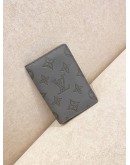 (LIKE NEW) LOUIS VUITTON POCKET ORGANISER EMPREINTE MONOGRAM SHADOW GREY 