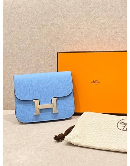 (UNUSED) YEAR 2023 HERMES CONSTANCE SLIM WALLET STAMP B 