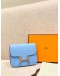 (UNUSED) YEAR 2023 HERMES CONSTANCE SLIM WALLET STAMP B 