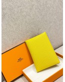 (UNUSED) YEAR 2023 HERMES CALVI DUO CARD HOLDER STAMP B 