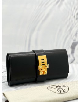(LIKE NEW) YEAR 2018 HERMES BLACK BOX MEDOR 23 CLUTCH 