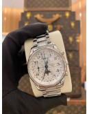 2021 LONGINES MASTER COLLECTION MOON FACE CHRONOGRAPH REF L2.673.4.78.6 WHITE DIAL 40MM AUTOMATIC WATCH 