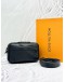 (UNUSED) 2025 MICROCHIP LOUIS VUITTON ALPHA WEARABLE WALLET IN BLACK MONOGRAM SHADOW LEATHER