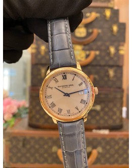 2024 RAYMOND WEIL TOCCATA REF 5485 ROSE GOLD DIAL 39MM QUARTZ WATCH -FULL SET-