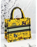 (LIKE NEW) 2022 CHRISTIAN DIOR PIXEL ZODIAC BOOK SMALL TOTE BAG 