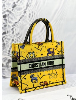 (LIKE NEW) 2022 CHRISTIAN DIOR PIXEL ZODIAC BOOK SMALL TOTE BAG 