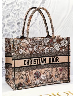 (LIKE NEW) 2022 CHRISTIAN DIOR POWER PINK JARDIN BOOK MEDIUM TOTE BAG 