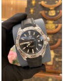 (UNUSED) 2022 TAG HEUER AQUARACER 300M REF WBD1110 BLACK DIAL 41MM QUARTZ WATCH -FULL SET-