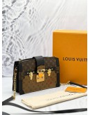 (LIKE NEW) MICROCHIP LOUIS VUITTON TRUNK CLUTCH -FULL SET- 