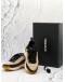 (PRE OWNED) CHANEL MULTICOLOR SUEDE AND MESH CC LOW TOP SNEAKERS SIZE 36