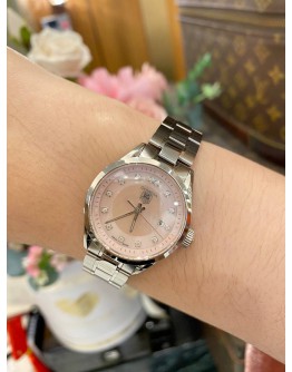 2013 TAG HEUER CARRERA LADY PINK MOTHER OF PEARL DIAMOND DIAL REF WV1417 27MM QUARTZ WATCH -FULL SET-