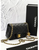 MICROCHIP CHANEL PEARL CRUSH MINI SQUARE FLAP BAG -FULL SET- 