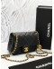 MICROCHIP CHANEL PEARL CRUSH MINI SQUARE FLAP BAG -FULL SET- 