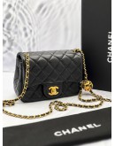 MICROCHIP CHANEL PEARL CRUSH MINI SQUARE FLAP BAG -FULL SET- 