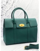 (UNUSED) MULBERRY BAYSWATER GRAIN LEATHER TOTE BAG WITH STRAP 
