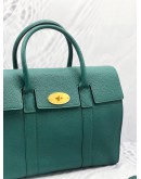 (UNUSED) MULBERRY BAYSWATER GRAIN LEATHER TOTE BAG WITH STRAP 