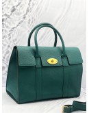 (UNUSED) MULBERRY BAYSWATER GRAIN LEATHER TOTE BAG WITH STRAP 