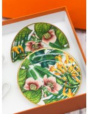 (UNUSED) HERMES PASSIFOLIA TEA CUP AND SAUCER 