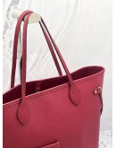LOUIS VUITTON NEVERFULL MM WITH SMALL POUCH TOTE BAG IN EPI LEATHER 