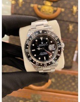 ROLEX GMT-MASTER REF 16700 BLACK DIAL 40MM AUTOMATIC WATCH