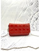 CHRISTIAN DIOR WOC IN RED PATENT